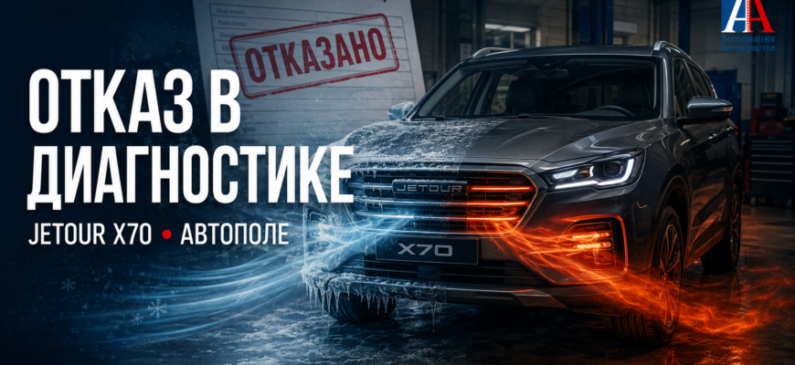 Отказ в диагностике дилером — JETOUR X70 и Автополе