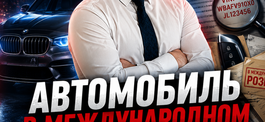 Автомобиль в международном розыске — автоюрист Дмитрий Добровольский объясняет новую инициативу МВД по регистрации автомобилей