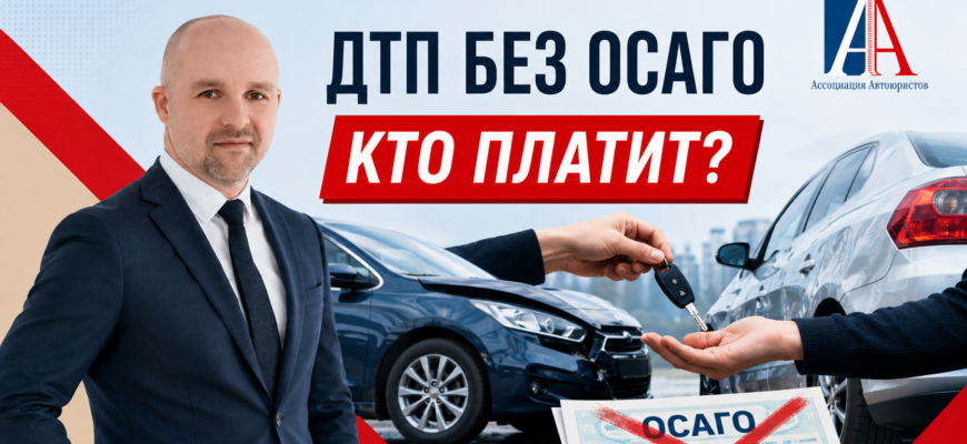 ДТП без ОСАГО — кто возмещает ущерб: водитель или собственник