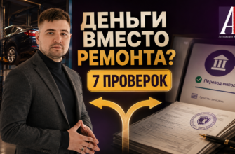 Страховая выплатила деньги вместо ремонта по ОСАГО — 7 проверок