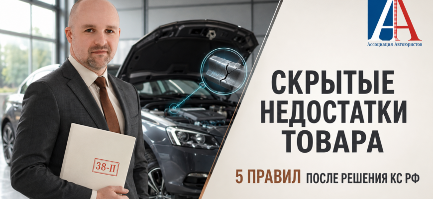 Скрытые недостатки товара — 5 правил после постановления КС РФ № 38-П