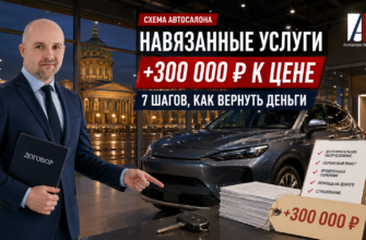 Навязанные услуги в автосалоне — как вернуть деньги