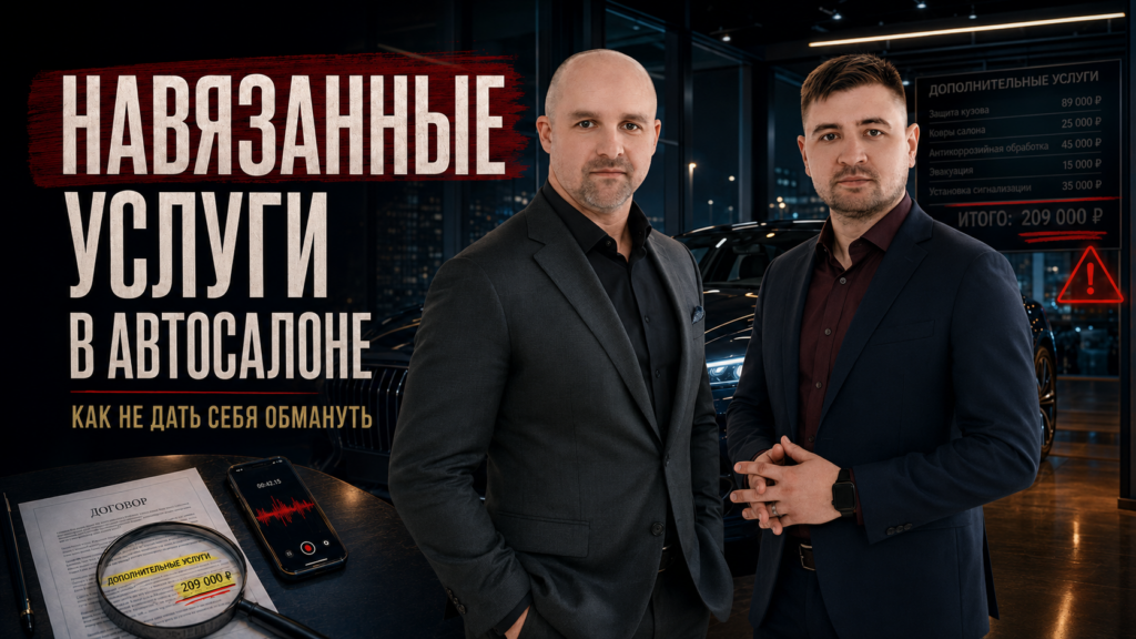 Навязанные услуги в автосалоне на 400 тысяч рублей