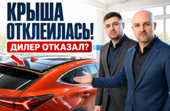 Панорамная крыша автомобиля отошла от кузова — гарантийный дефект