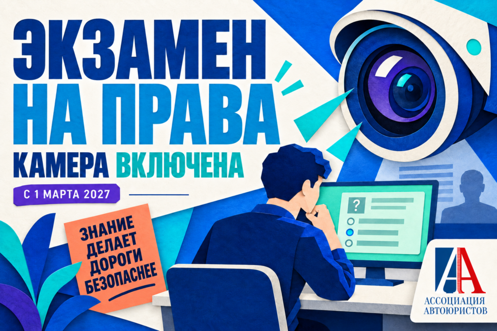 Экзамен на права с марта 2027 года: фотографирование кандидата, камера и новые правила