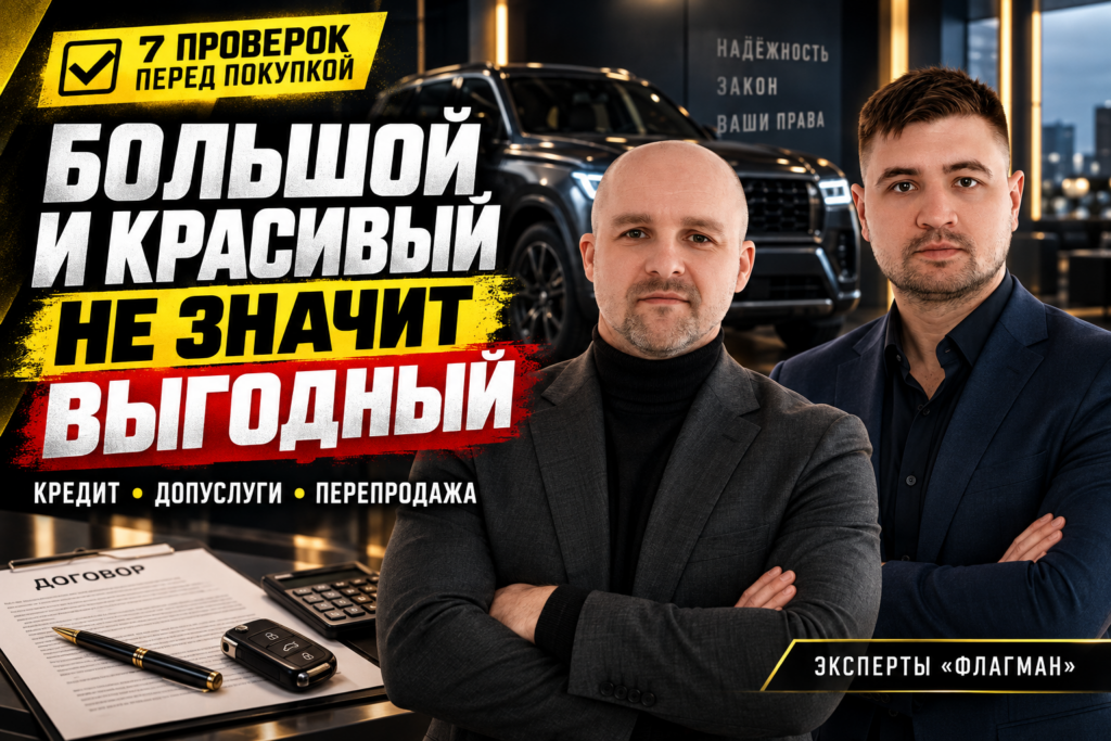 Покупка нового автомобиля: большой и красивый — не значит выгодный. Дмитрий и Глеб, эксперты Флагман.