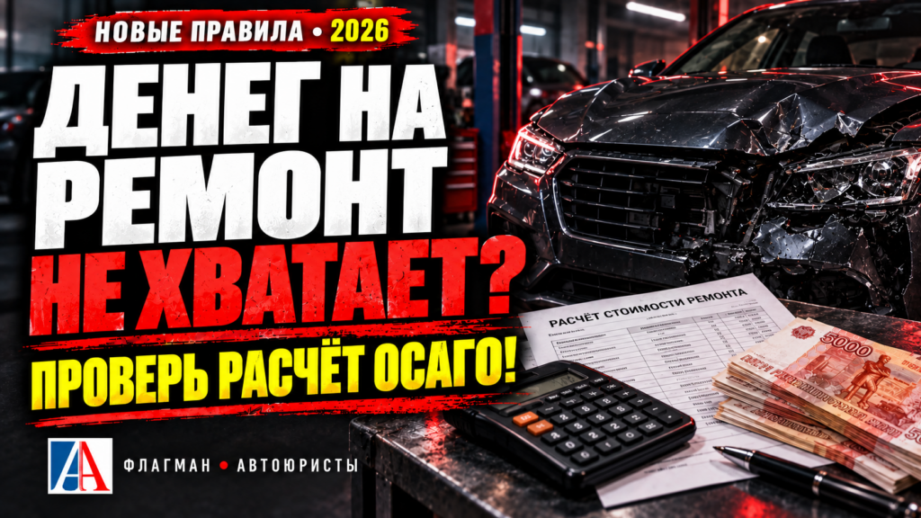 Расчёт ОСАГО: денег на ремонт не хватает — 7 проверок калькуляции